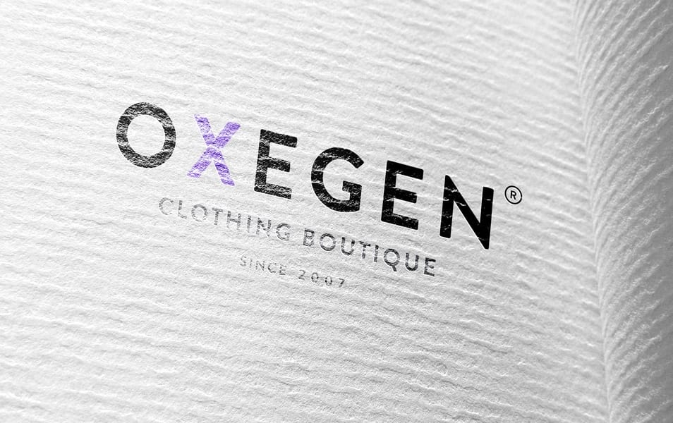 Textured Paper Logo Mockup