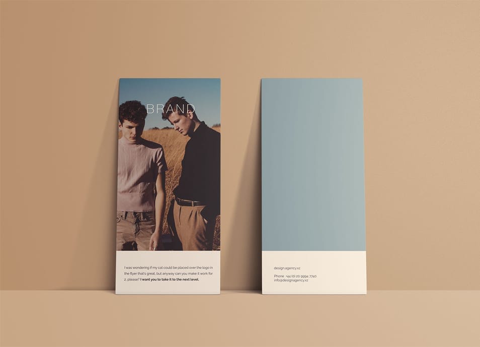 Vertical Flyer Mockup