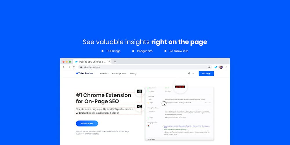 Best Chrome Extensions for Designers 206 Website SEO Checker