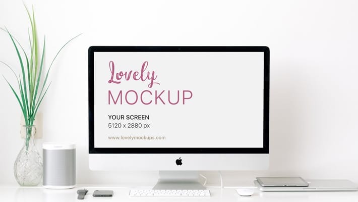 iMac With Sonos Speaker