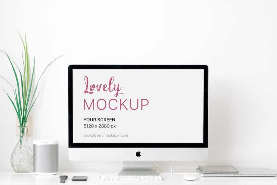 iMac With Sonos Speaker