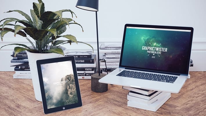 iPad and MacBook Mockup