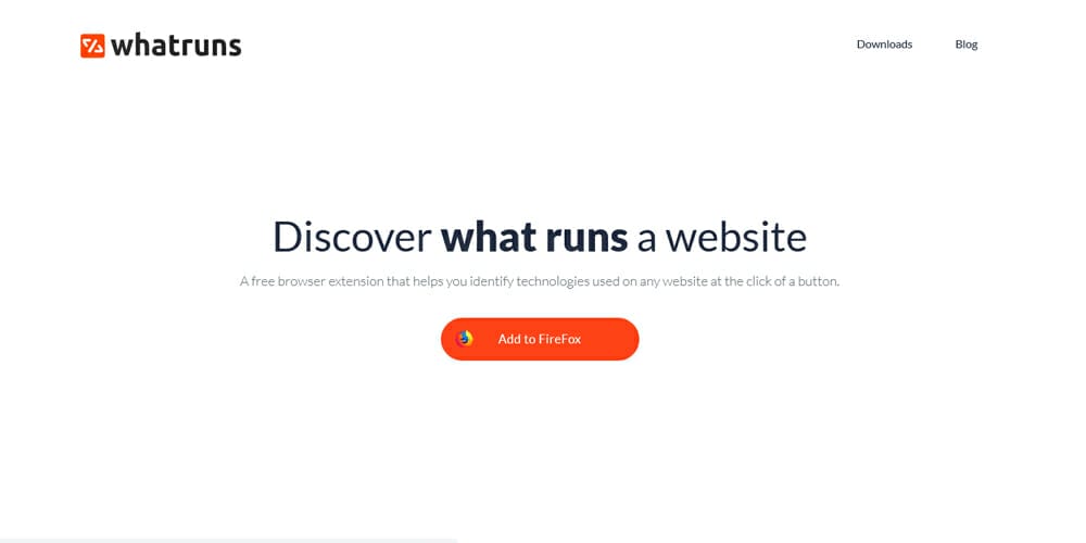 Best Chrome Extensions for Designers 58 whatruns