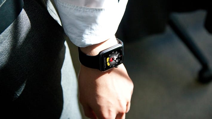 Apple Watch Mockup on Man’s Hand