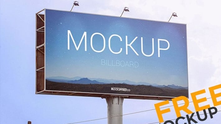 Billboard Free PSD Mockup