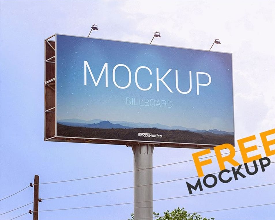 Billboard Free PSD Mockup