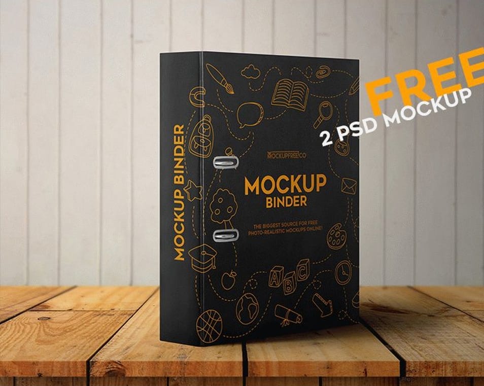 Binder Free PSD Mockups