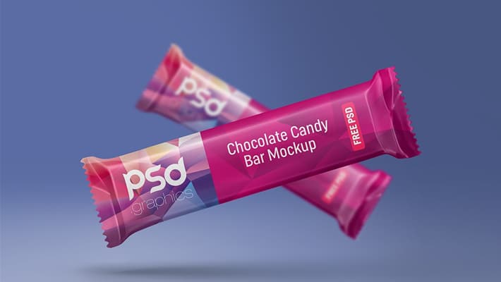 Candy Bar Packaging Mockup