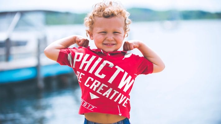 Child T-Shirt Mockup