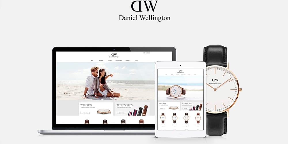 Daniel Wellington Website PSD