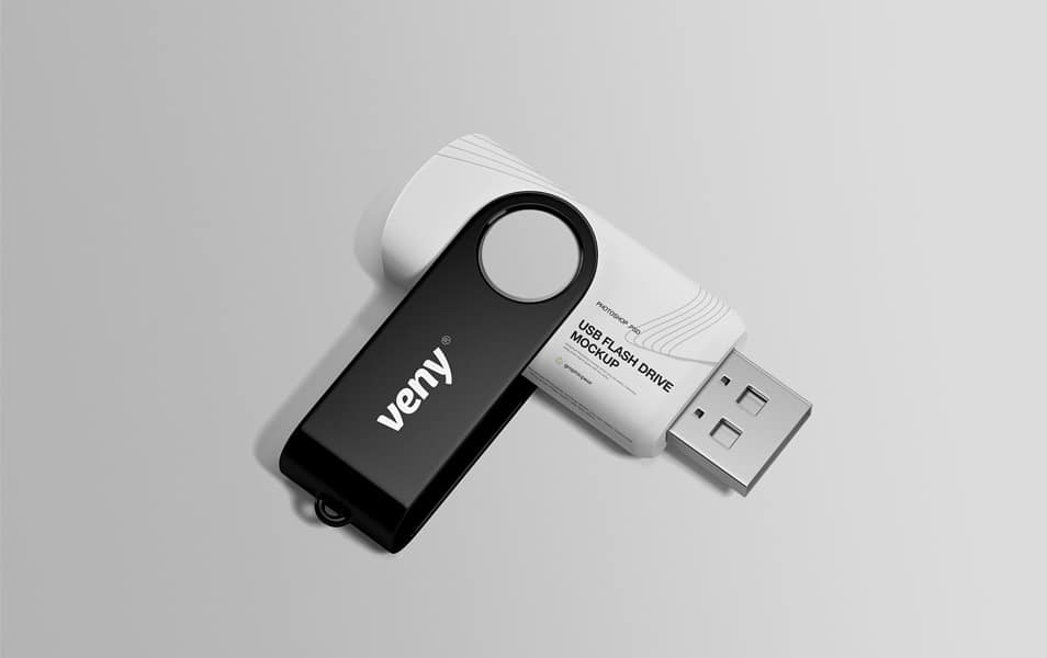 Flash Drive Mockup