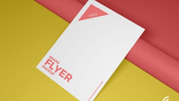 Free Brand Flyer Mockup PSD