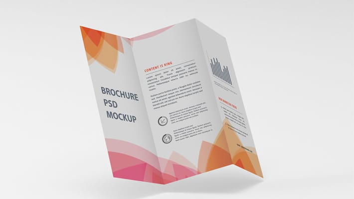 Free Brochure Print Mockup