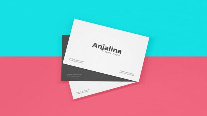 Free Business Card Mockup PSD