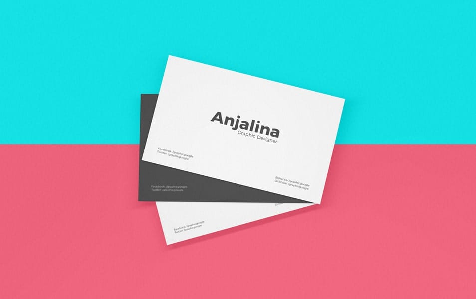 Free Business Card Mockup PSD