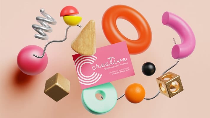 Free Creative Business Card Mockup