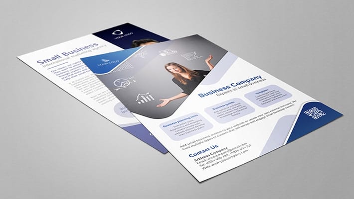 Free Flyer Mock-up in PSD