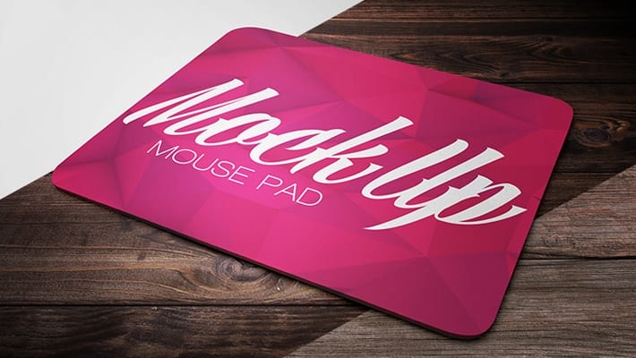 Free Mouse Pad Mock-up in PSD