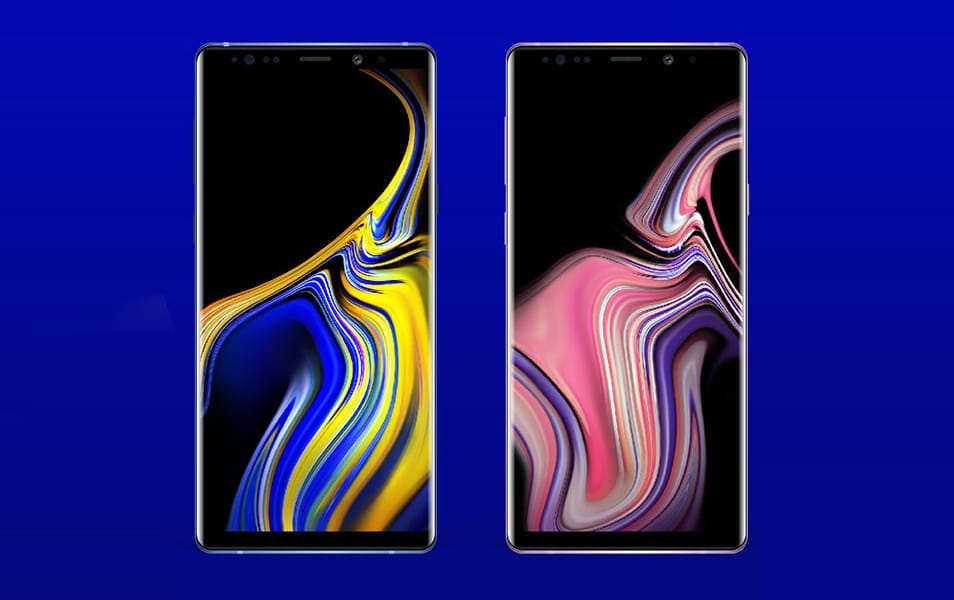 Free Samsung Galaxy Note 9 Mockup PSD