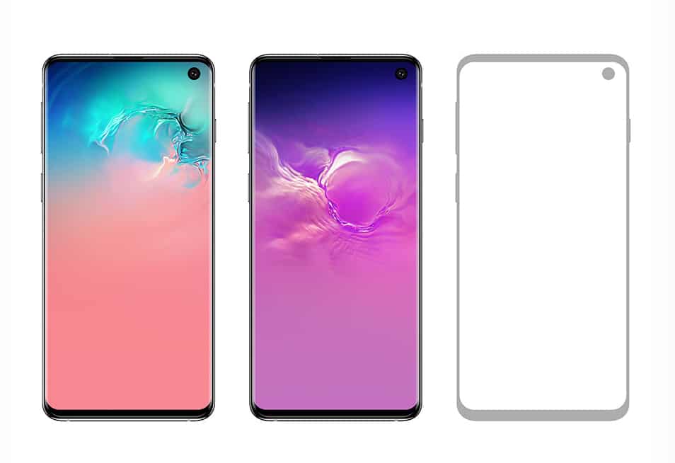 Free Samsung Galaxy S10 Mockup PSD