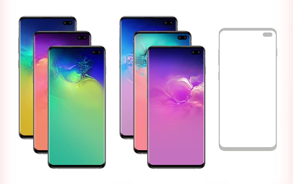 Free Samsung Galaxy S10+ (Plus) Mockup PSD