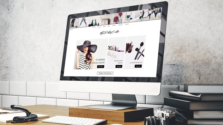 Free Website Screen Mockup PSD