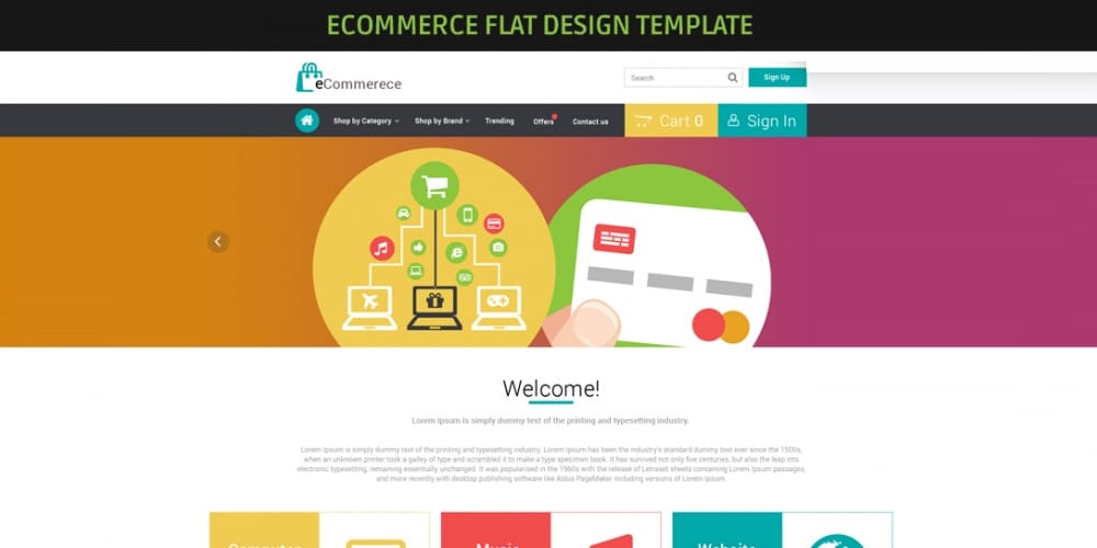 Free Ecommerce Web Templates PSD » CSS Author
