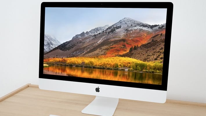 Free iMac Workspace PSD Mockup