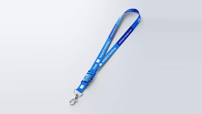 Free Lanyard Mockup