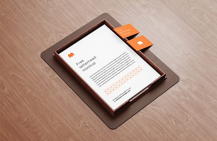 Free Letterhead Mockup