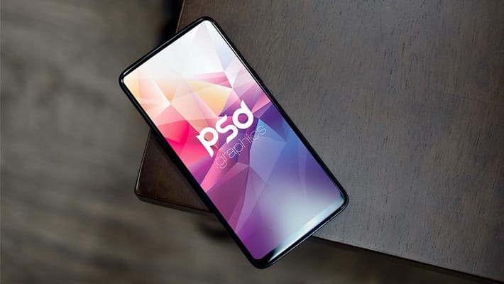 Full Vision Display Mobile Mockup