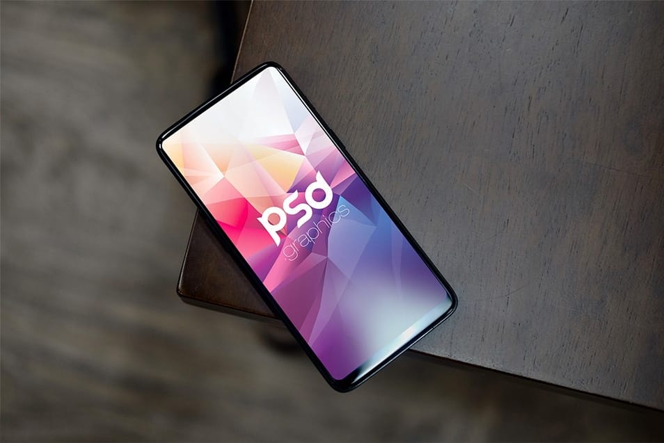 Full Vision Display Mobile Mockup