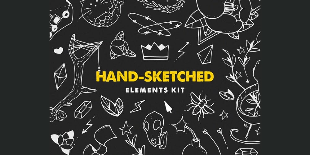 Hand Sketched Vector Elements