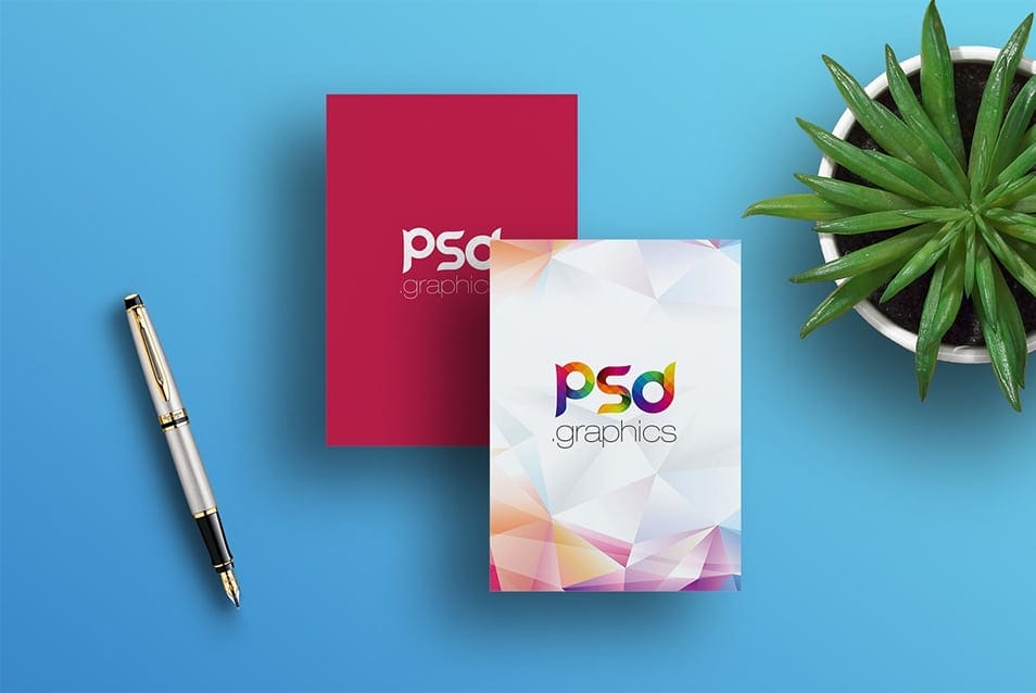 5×7 Invitation Card Mockup Template