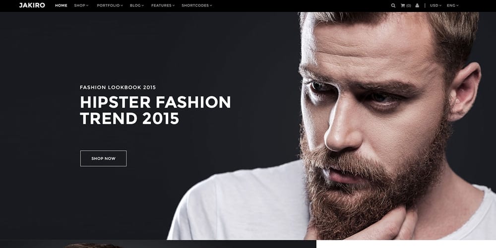 Free Ecommerce Web Templates PSD 99 Jakiro