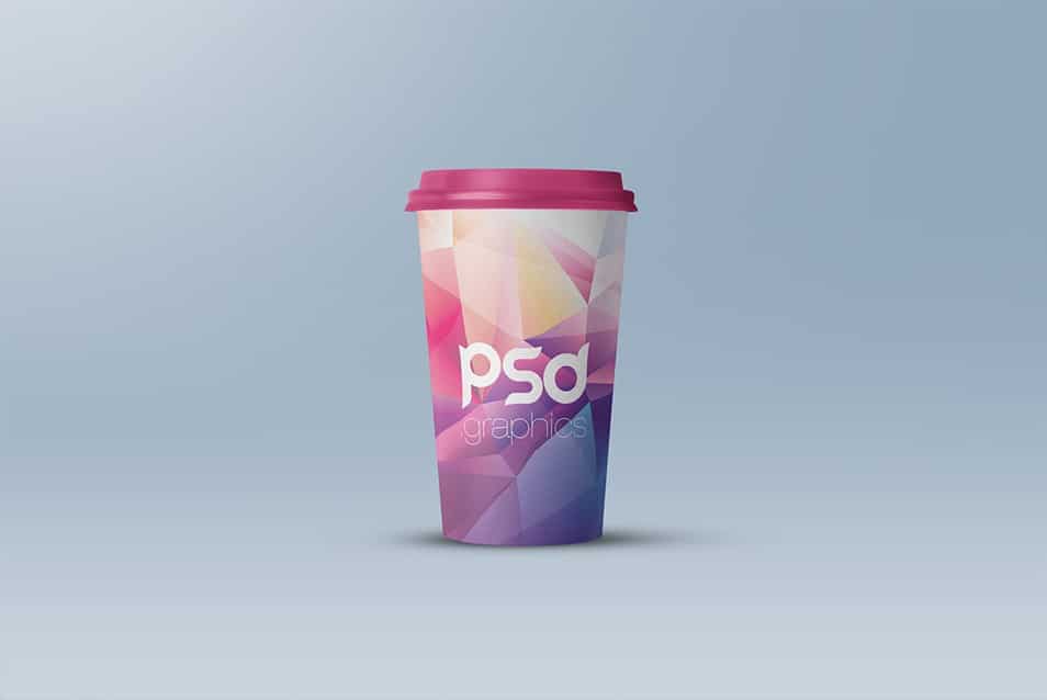 Large Paper Cup Mockup PSD
