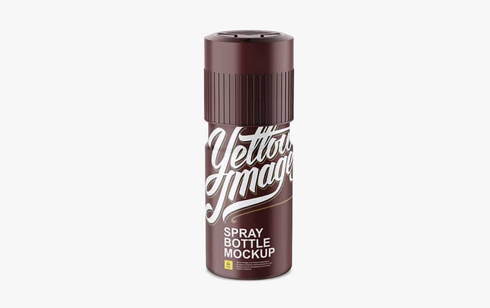 Matte Plastic Deodorant Mockup