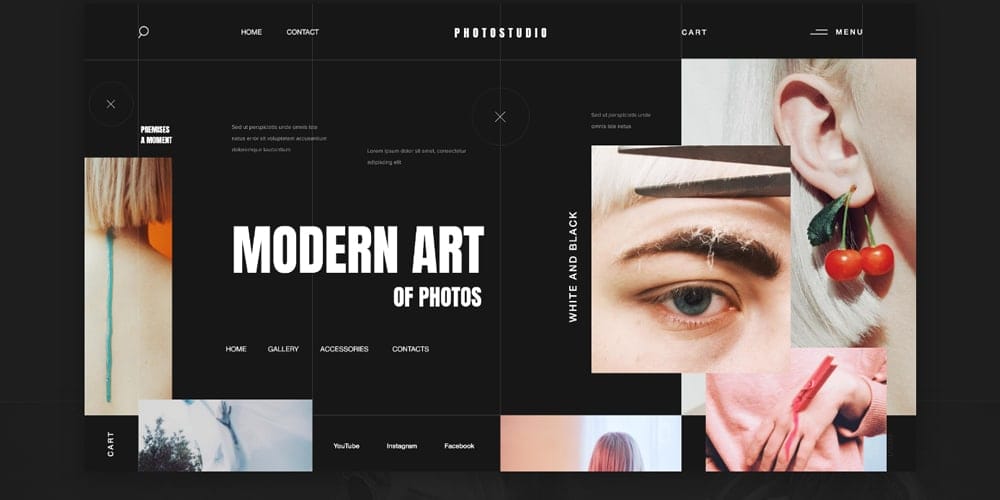 Minimalistic UI Kits Templates