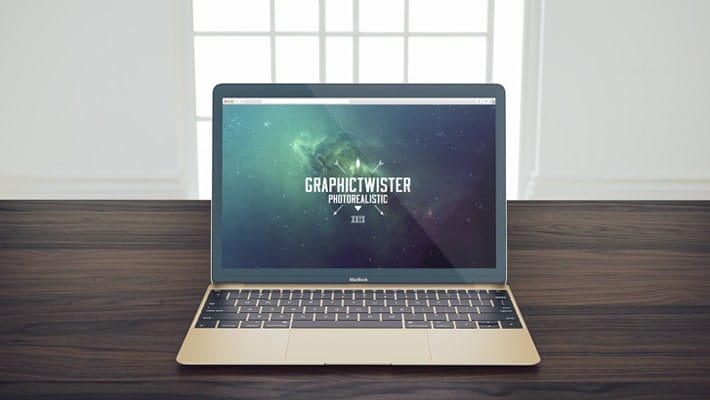 New MacBook On Table