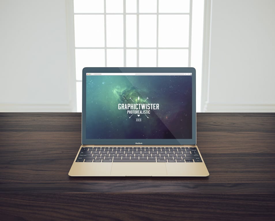 New MacBook On Table