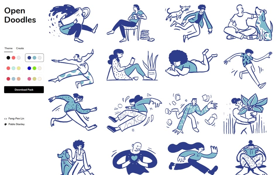 25+ Places to Find Free Quality Vector Graphics 6 Open Doodles