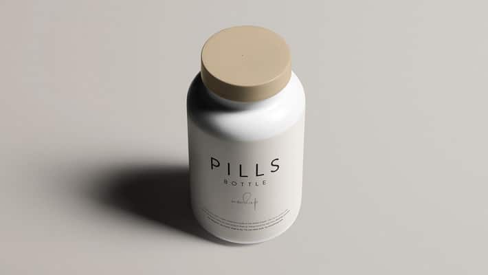 Pills Bottle Mockup
