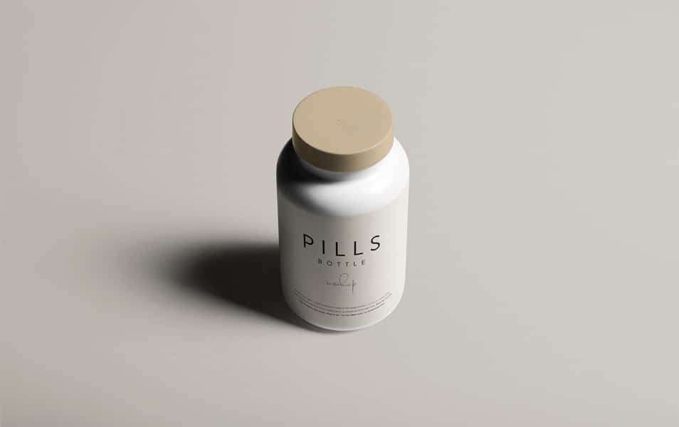 Pills Bottle Mockup