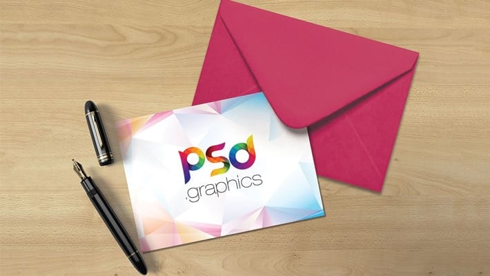 5×7 Postcard Mockup Template