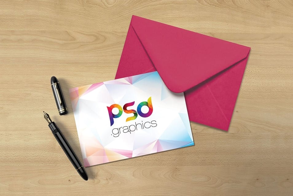 5×7 Postcard Mockup Template