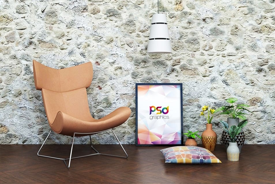 Poster Frame PSD Mockup