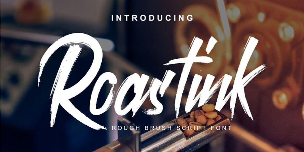 Roastink Brush Script Font