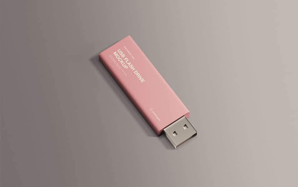 USB Flash Drive Mockup