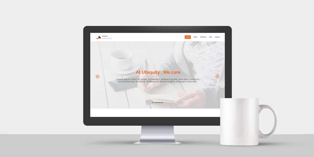 Ubiquity Web UI Template