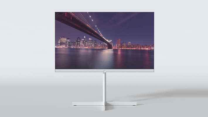 White Tv Mockup